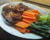 Foto langkah ke 6 dari resep Iga panggang lada hitam.