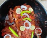 A picture of step 6 of Chicken tandoori.