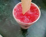 A picture of step 2 of Watermelon chuski.