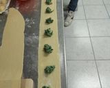A picture of step 1 of Ravioli with Speck and Gorgonzola.
