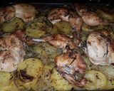 Foto del paso 5 de la receta: Pollo con patatas al horno