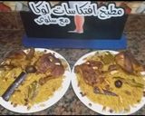 صورة لخطوة 7 من وصفة الكبسه السعودية بالفراخ في حله واحده وباسهل طريقه