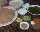 A picture of step 1 of Fry Malai seekh kabab   sehri special.
