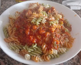 Foto del paso 4 de la receta: Ensalada de hélices vegetales con atún