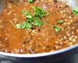 A picture of step 7 of Dal Makhani.