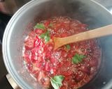 Une image de l'étape 2 de Confiture de fraises et de poivrons rouge épicé au paprika.