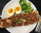 Hình bước làm 5 của món Bánh mì nướng phomai