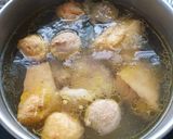 Foto langkah ke 2 dari resep Mie Ijo Ayam Jamur.
