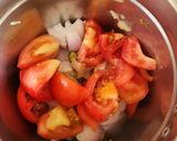 A picture of step 3 of Rajma chickpea curry.