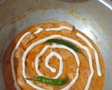 A picture of step 5 of Chicken malai boti in karahi.