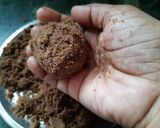 A picture of step 4 of Deep fried rajbhog icecream.