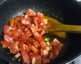 A picture of step 2 of 3 spice chicken karahi.