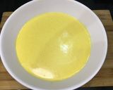 A picture of step 1 of खांडवी Khandvi.