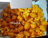A picture of step 4 of Grilled Cauliflower-Potato Subzi (Airfryer).