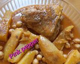 صورة لخطوة 1 من وصفة شطيطحة بطاطا بالدجاج 🐓