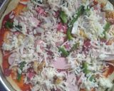 Gambar langkah 10 resipi Roti pizza kosong.
