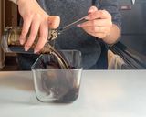 A picture of step 2 of 6 minute jammy soy-marinated eggs.