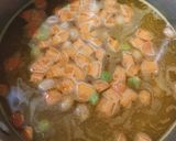 A picture of step 3 of Kathiyawadi Masala Khichdi.