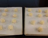 A picture of step 8 of Coconut Cream Thumbprint Shortbread Cookies.