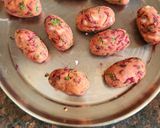 A picture of step 5 of Beetroot tikki.