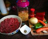 Foto del paso 1 de la receta: Macarrones con salsa con carne de ternera