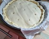 Une image de l'étape 4 de Tourte aux poireaux.