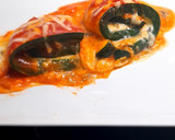 Foto del paso 9 de la receta: Rulos de calabacín con queso gorgonzola y mozzarella