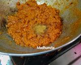 A picture of step 4 of Gobhi curry (no Onion & Garlic).