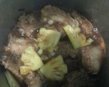 Hình bước làm 2 của món Sườn kho dứa