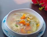 Foto langkah ke 5 dari resep Sup Wortel Jagung Kuah Telur.