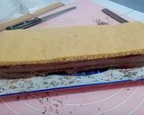 Pas rețetă Tort rapid cu cremă ganache, frișca și capşuni 5 fotografie