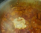 A picture of step 4 of Chicken patiyala.