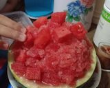 Foto langkah ke 3 dari resep Bingsu Semangka.