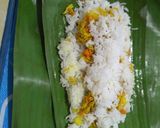 Foto langkah ke 5 dari resep Nasi Bakar ayam suwir (tanpa santan).