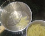 A picture of step 3 of French fries.