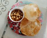बिना प्याज़ के चटपटे छोले भटूरे(bina pyaz k chatpate chole bhature recipe in hindi) रेसिपी चरण 6 फोटो