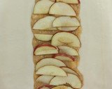 Foto del paso 3 de la receta: Trenza de hojaldre con plátano 🍌 manzana 🍎 y chocolate blanco🍫