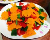Hình bước làm 6 của món Nấm xào đậu phụ chay