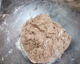 Foto langkah ke 2 dari resep Choco Cheese Sourdough Bread.