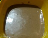 A picture of step 3 of Dalgona Mocha cake.