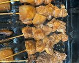 A picture of step 3 of Filipino Style Pork and Chicken Barbecue.