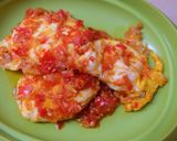 Foto langkah ke 5 dari resep Telor ceplok balado.