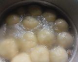 A picture of step 5 of Bhaat Rasgulla (Steamed Rice Rasgulla).