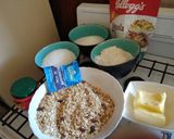 A picture of step 1 of Energy oats bar.