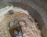 A picture of step 3 of Oats ki roti.