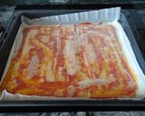Foto del paso 2 de la receta: Masa filo con pavo, queso y jamón