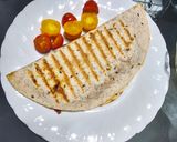 صورة لخطوة 11 من وصفة Chilli lime quesadilla او فاهيتا لحم