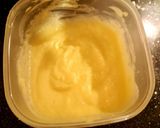 A picture of step 3 of Homemade pound cake with buttercream frosting😍🎂.