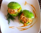 Foto del paso 6 de la receta: Zapallitos tronco, rellenos de quinoa/cúrcuma. #delantaldorado