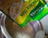 A picture of step 2 of Chicken Corn Soup.